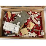 A Box Containing a Collection of Hornsby 00 gauge. A Monopoly Game and vintage Lego.