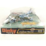 A Boxed Dinky Toys Hawker Harrier. #722.