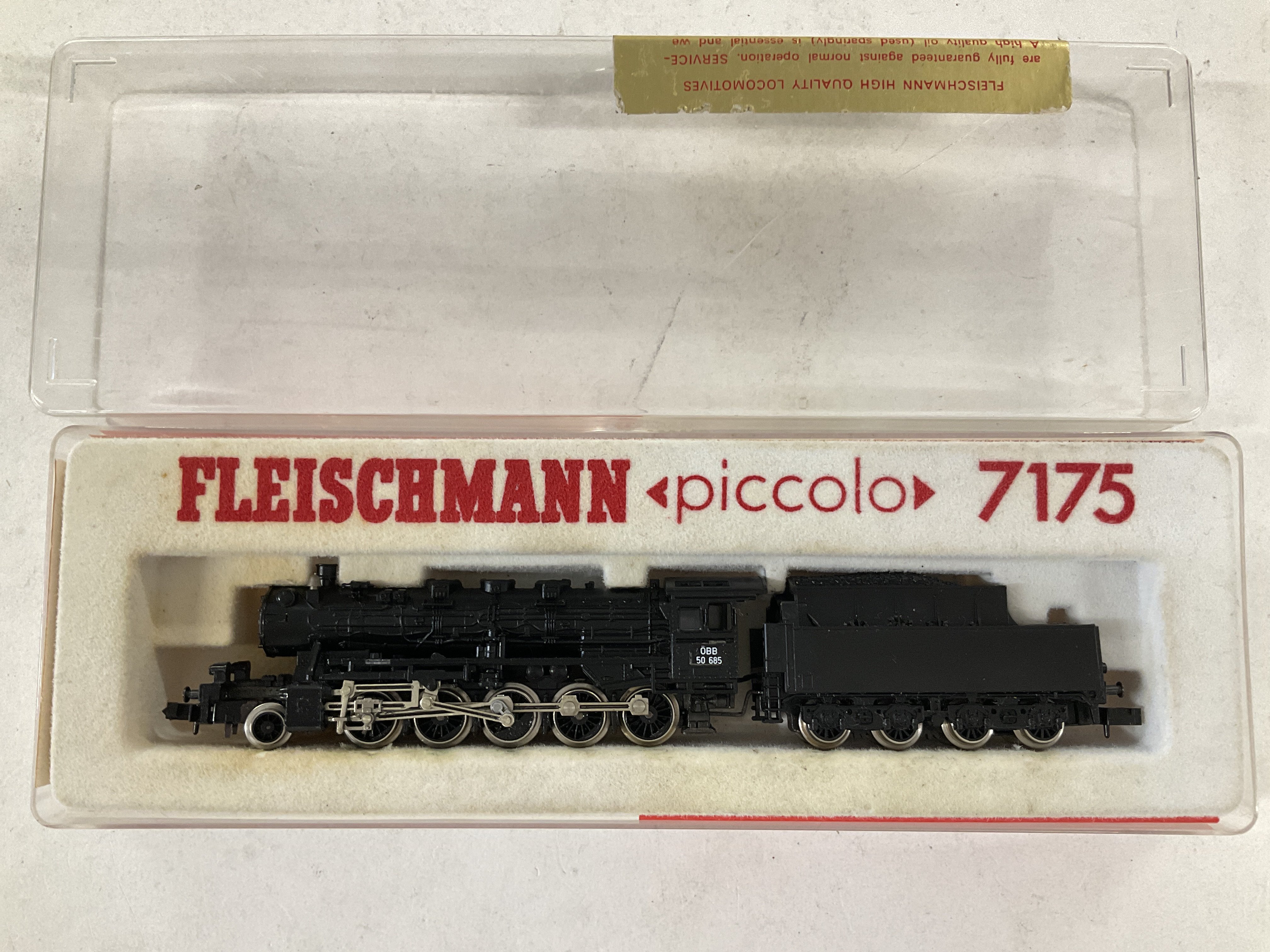 A Boxed Fleischmann N Gauge 2100 Austrian Locomotive.