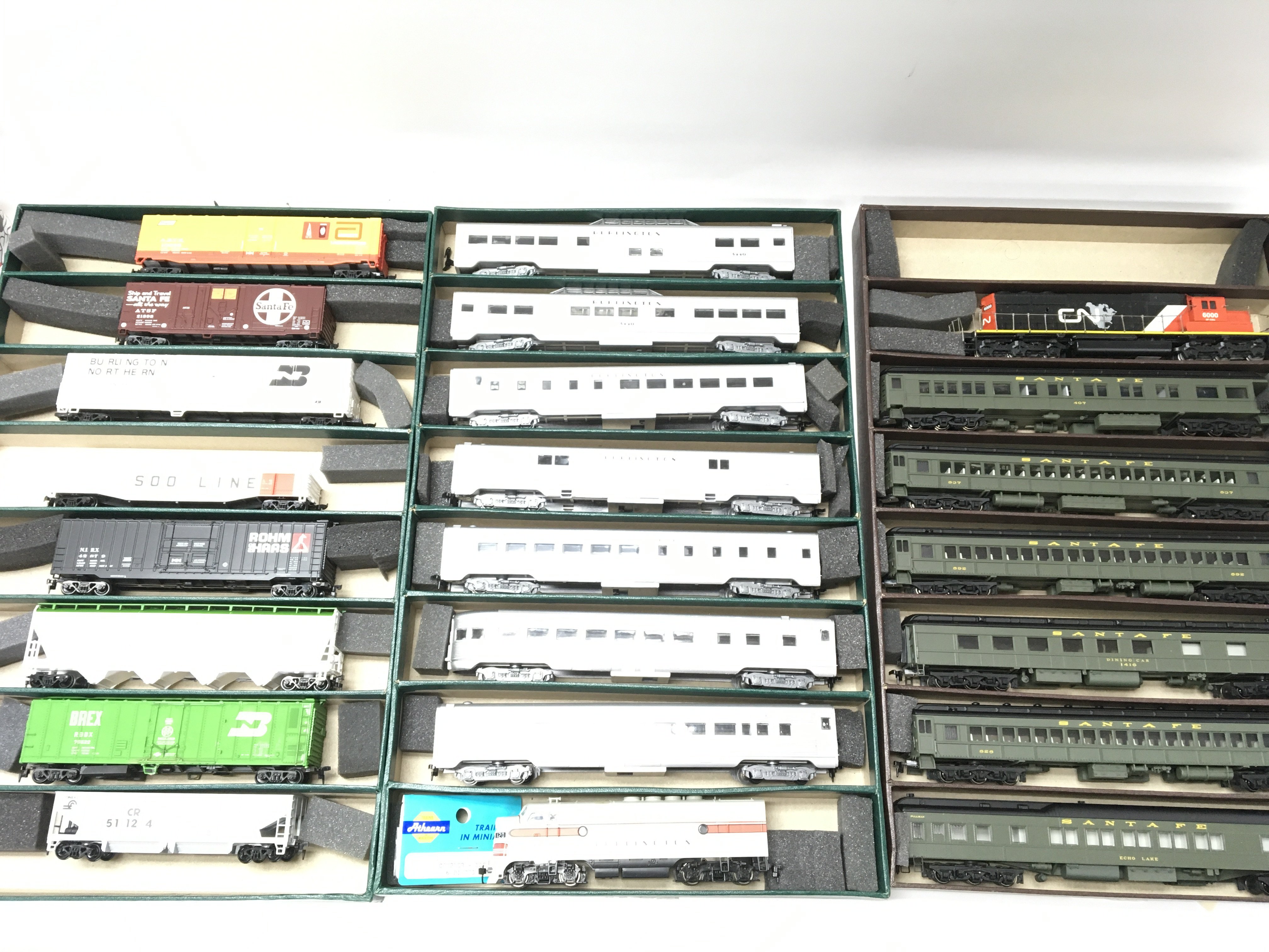 A Collection of Athearn 00 Gauge Coaches. Freight