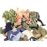A Collection of Vintage Action men and Accessories