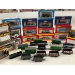 A Box Containing a Collection of 00 Gauge Rolling Stock. Some Boxed. Including Hornby Mainline Dapol