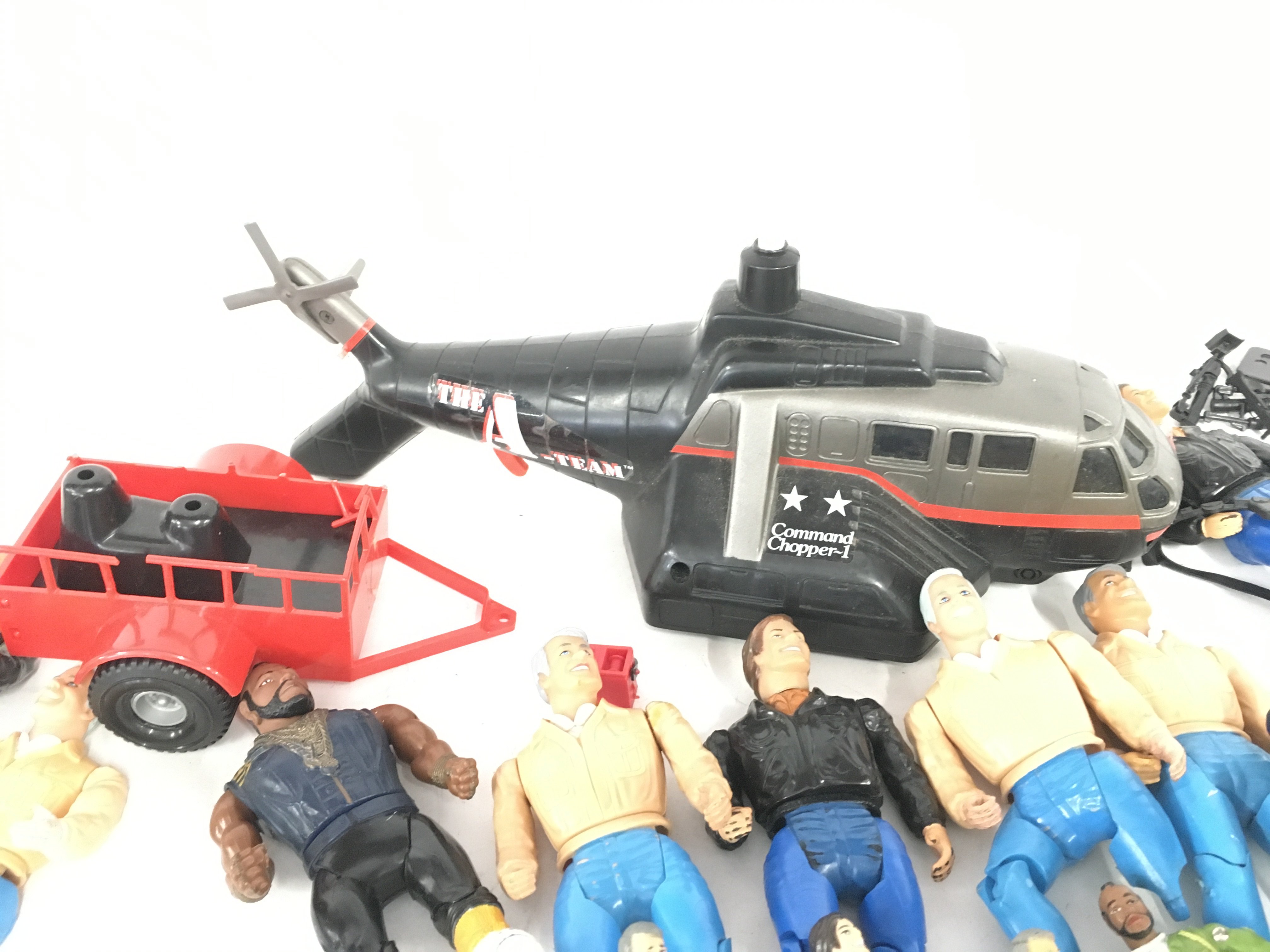 A Box Containing Playworn The A-Team Figures and A - Image 4 of 5