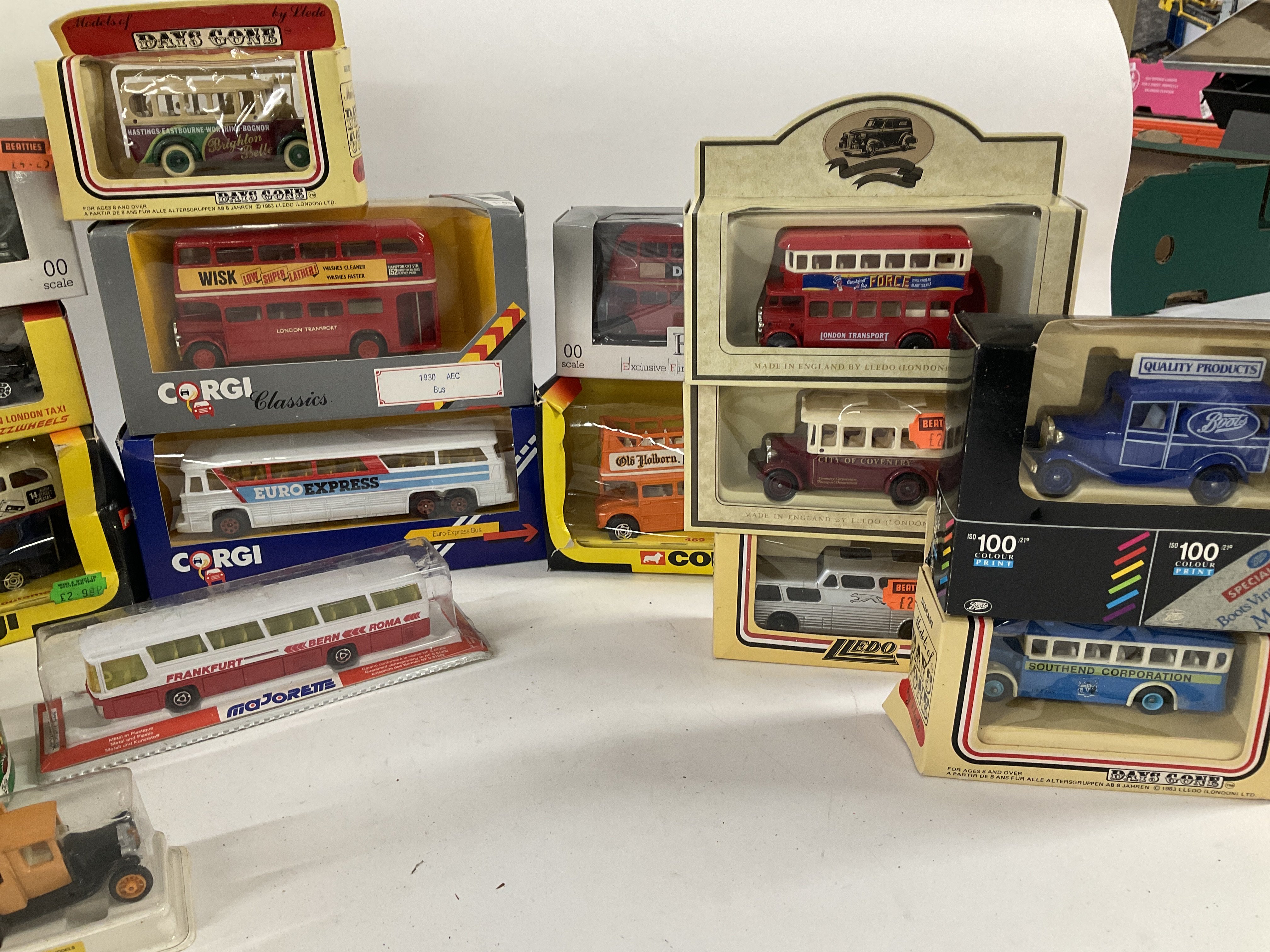 A Collection of Corgi. Lego buses and other Vehicl - Image 3 of 3