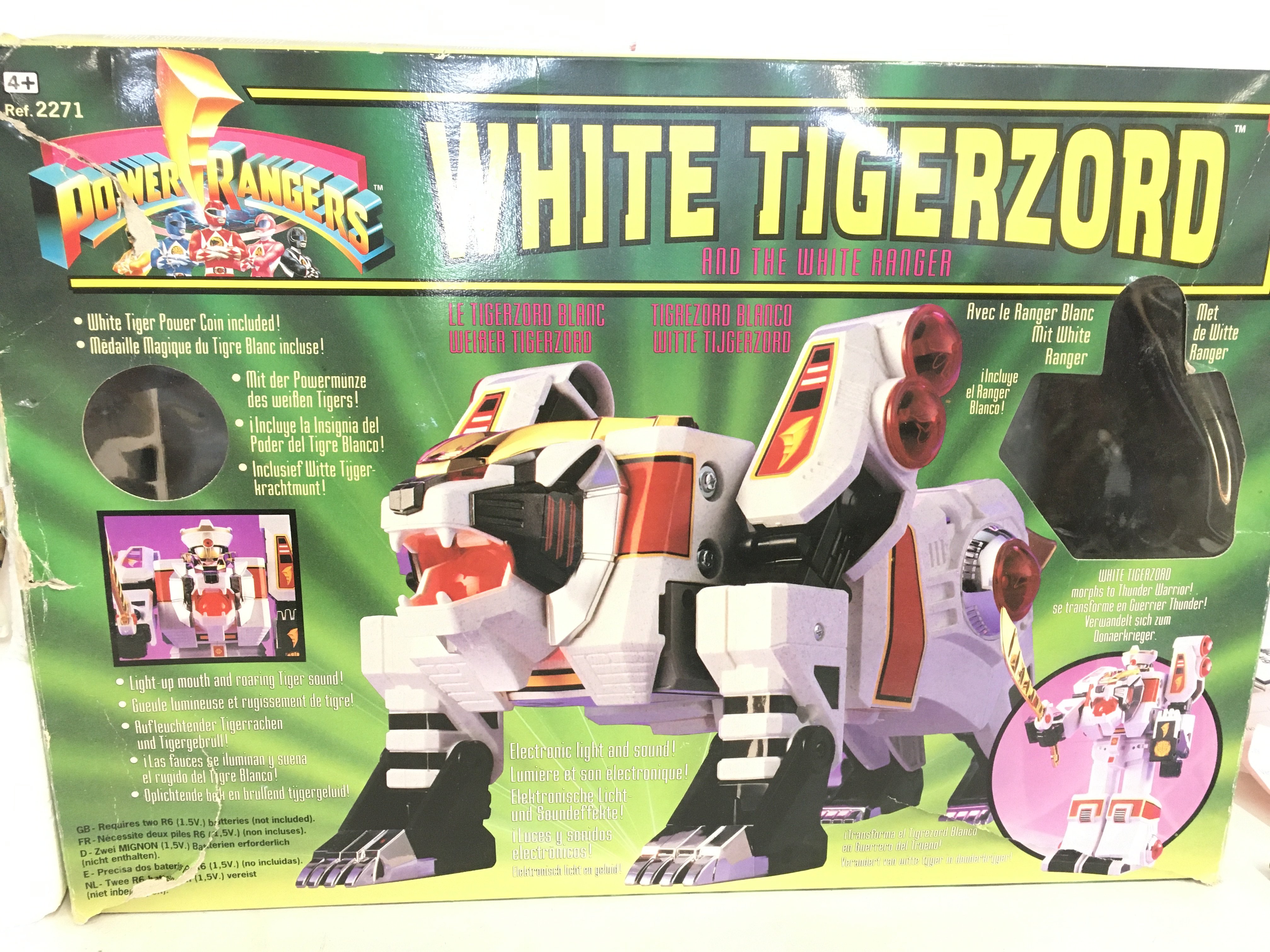 A Boxed Ban Dai Power Rangers White Tigerzord. - Image 3 of 3