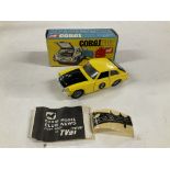 A Boxed Corgi MGB G.T. Competition Model. #345