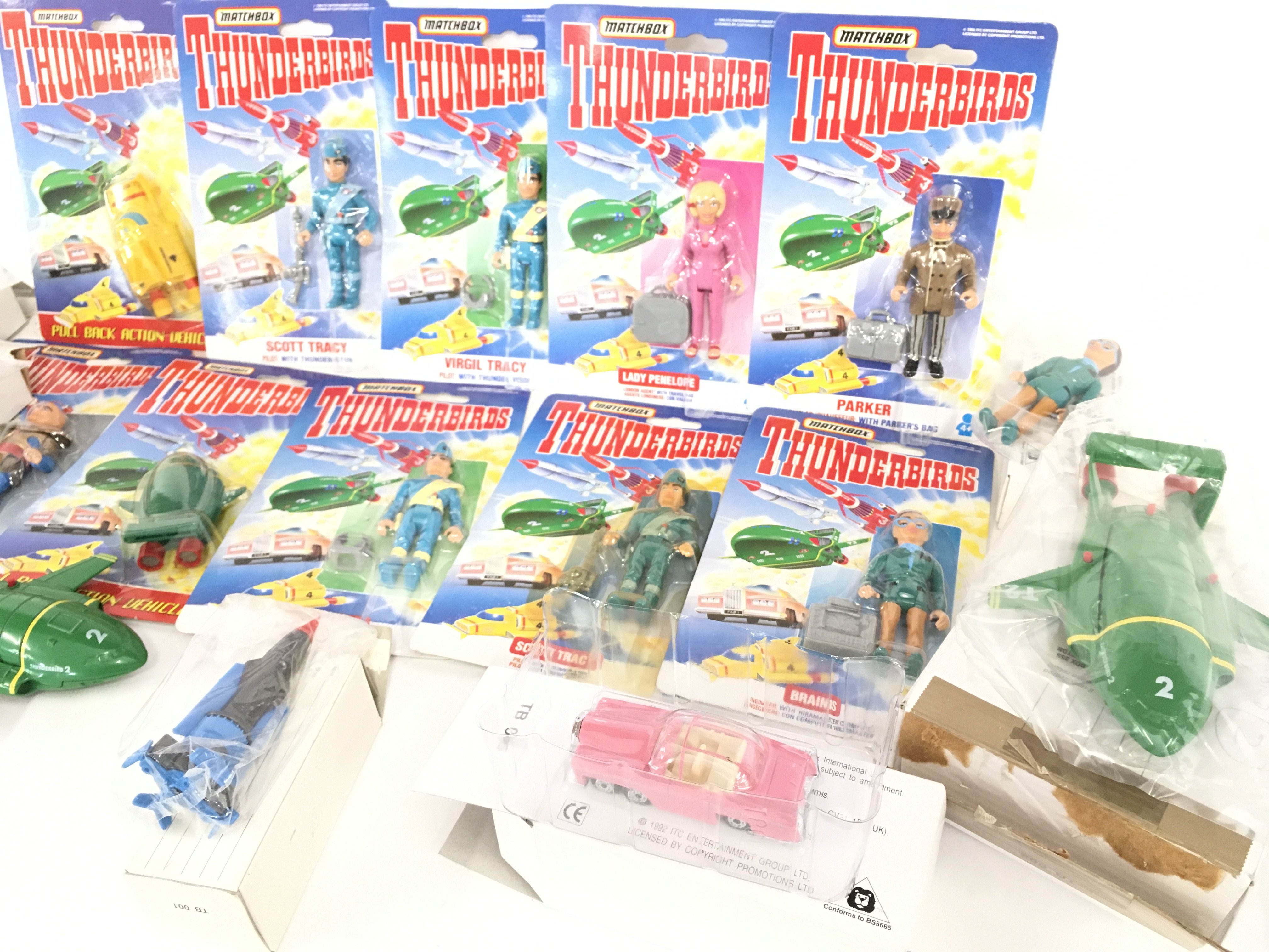 A Collection of Matchbox Thunderbirds Figures and - Image 3 of 3