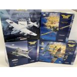 4 X Boxed Corgi Aircraft including a Avro Lancaste