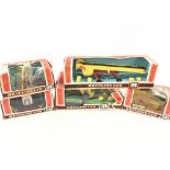 5 Boxed Britains Farming Equipment including a Buck Rake #9543.A Muledozer #9535. A Crop spray #