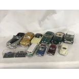 A Collection of model cars, including some Corgi 1