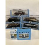 5 X Boxed Oxford Automobile Company Vehicles 1:43 Scale and a Vanguards Rover 3500 V8 Police