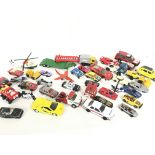 A Collection of Playworn Die-Cast including Corgi.