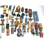 A Collection of Vintage Playworn Die Cast.(2).