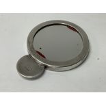 A small sterling silver Links of London handbag mirror.