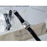 Magnificent Jaeger-Lecoultre manual winding watch. 2008 repair paperwork and guarantee certificate.