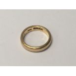 A 22ct gold wedding band 6.2 grams