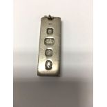 A silver ingot 30 grams.