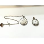Two pocket watches including a vintage Oris with c