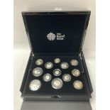 Royal Mint 2018, United Kingdom silver proof set.