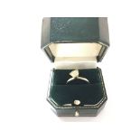 An 18ct gold set with solitaire diamond approximat