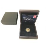 Royal Air Force gold proof Â£1 coin. Number 336 of