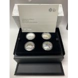 A Portrait of Britain, 2016 UK ?5 silver proof four coin collection.