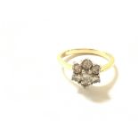 An 18ct gold Weight 4.5g & Ring size P 1/2