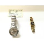 Two Seiko watches including Kinetic Auto replay 5J