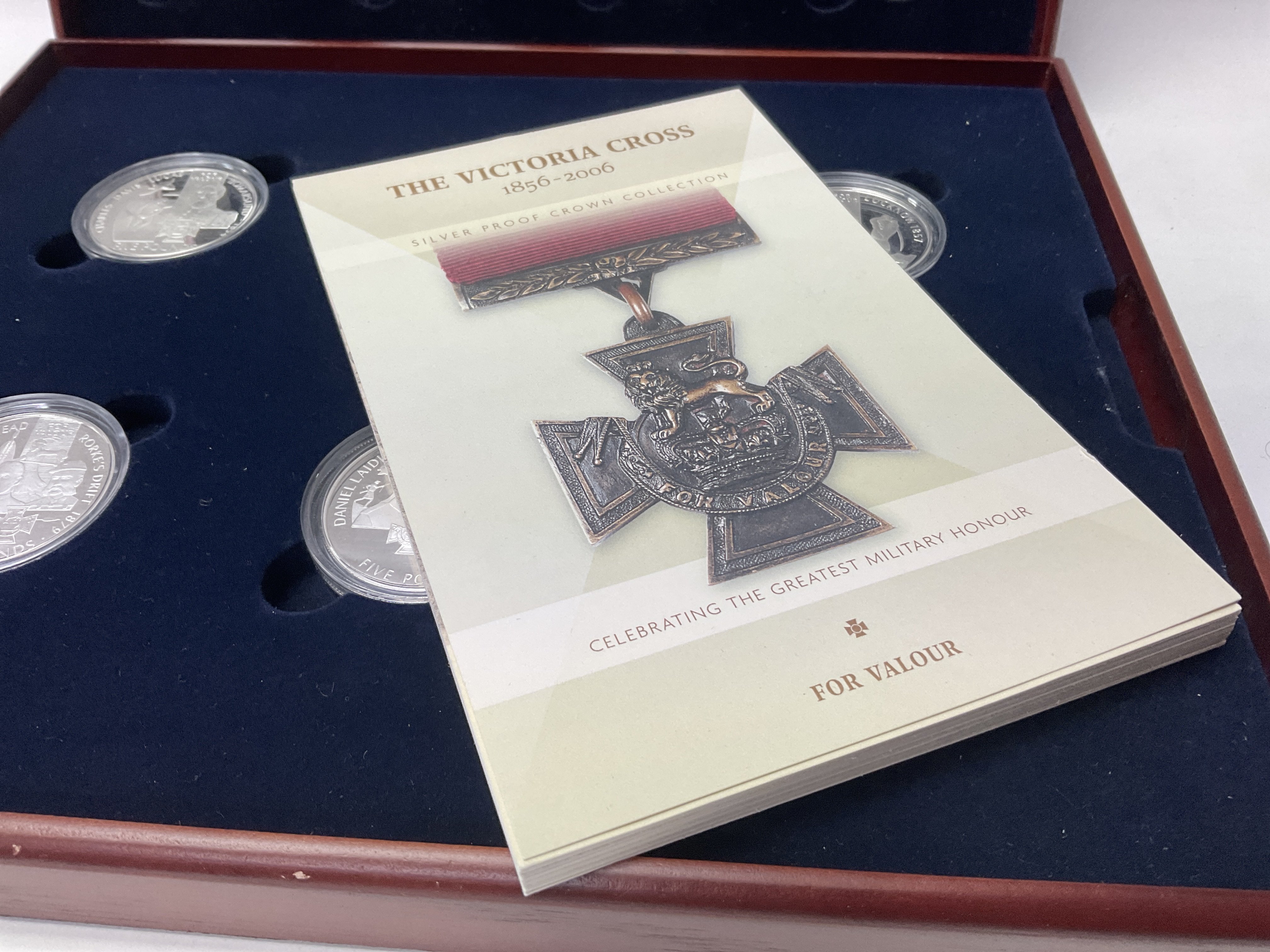 A cased Royal Mint silver proof crown collection. - Image 2 of 2