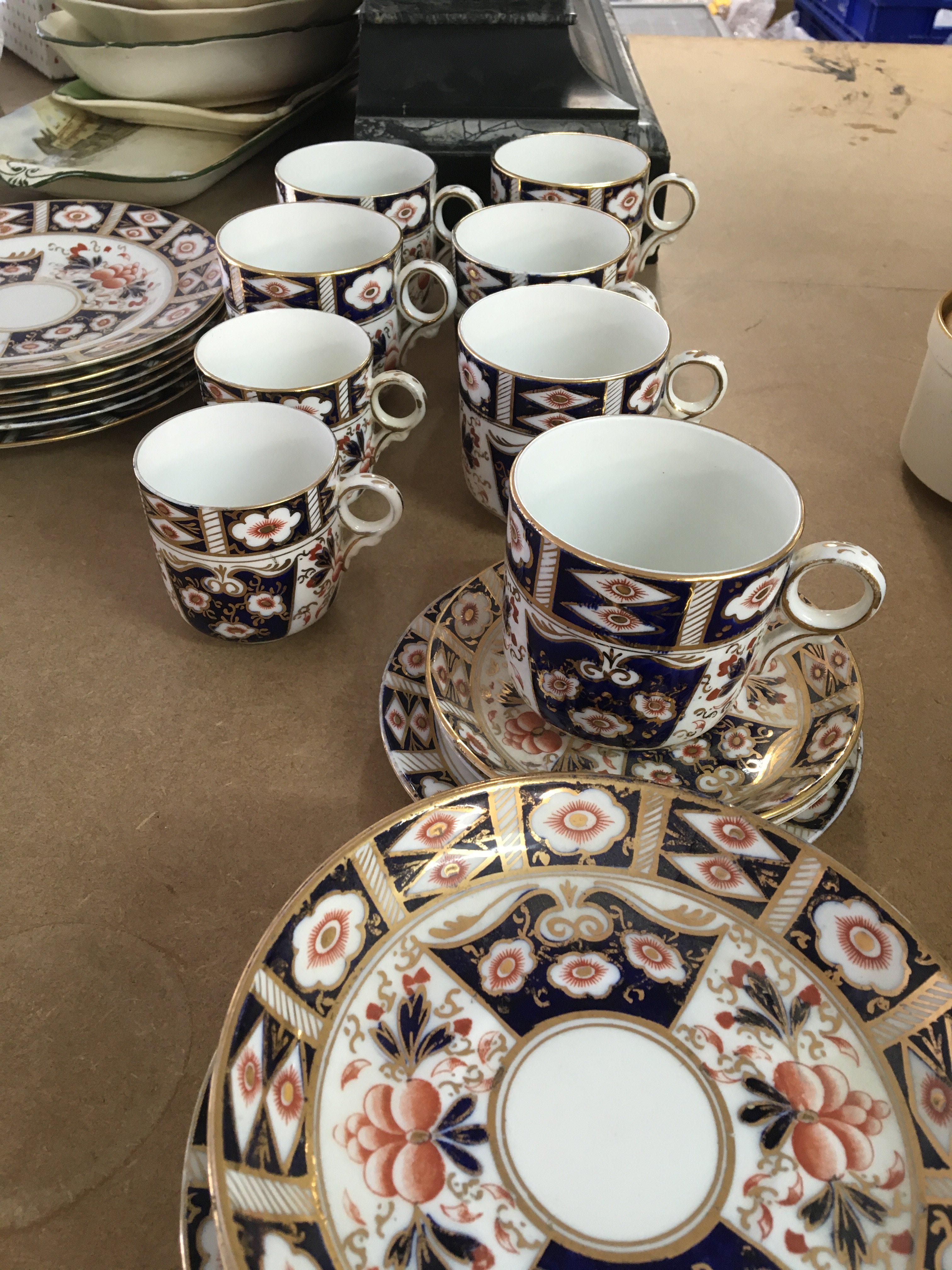 A Edwardian Sutherland tea set decorated in the Im