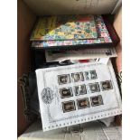 A large collection of world postage stamps includi