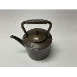 A novelty miniature kettle constructed from Englis