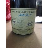 A limited edition signed bottle 1966 World Cup cha