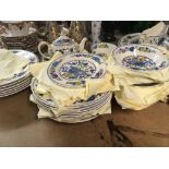A collection of masons Regency tea dinner ware including cups saucers tureen meet plates dinner