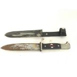 WW2 German RZM Marked Hitler Youth Knife and Scabb