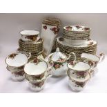 A collection of Royal Albert dinner and teaware in