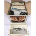 A collection of old postcards mainly comprising GB
