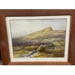 2 small watercolours, 1 signed E.Nevil 1880-1950,