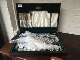 An Elkington canteen of cutlery including one other set