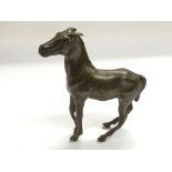 A bronze figure of a horse, approx height 11cm.