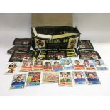 A box of Europa 80 Panini football stickers, both