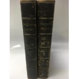 Two volumes Life adventures of Robinson Crusoe dat