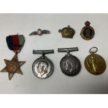 Military lot. 2 WW1 medals awarded to 4103C.J Park