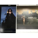 Four Pirelli calendars.