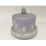 A 19th Century Wedgwood cheese dish in lilac colou