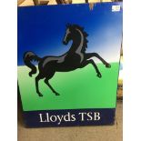 A Lloyd's TSB sign 60 by 76 cm .