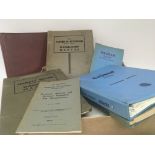 A collection of old car manuals Austin Seven Morri