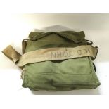WW2 British Army Gas Mask and Case Including Anti-