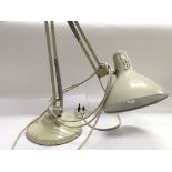 A vintage anglepoise lamp.