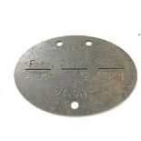 WW2 German Army Dog Tag Fahr-Ersatz-Abteilung-Driv